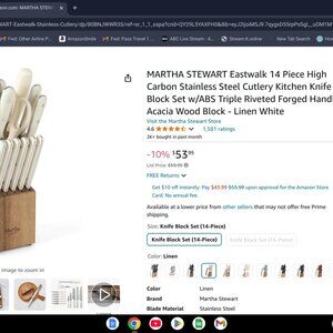 14 piece Knife set